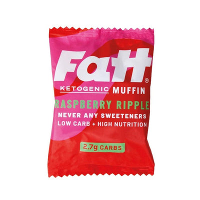 Fatt Raspberry Ripple Ketogenic Muffin 40g