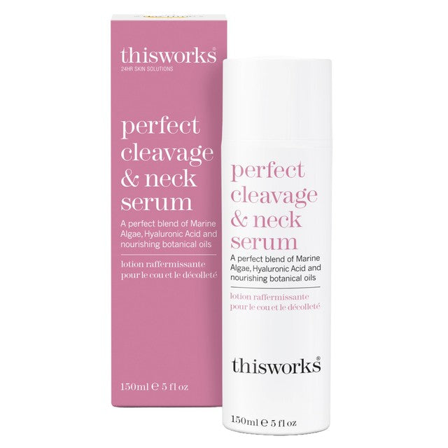 This Works Cleavage & Neck Serum 150ml, imported from the UK