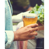 Hoegaarden Belgian wheat beer with coriander and orange peel, 4 x 330ml bottles, UK version