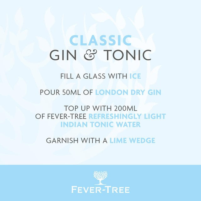 Fever-Tree Refreshingly Light Indian Tonic Water 500ml - British product