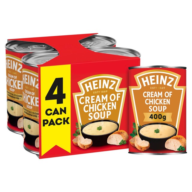Heinz Cream of Chicken Soup multipack 4 x 400g, UK version