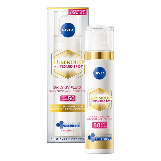 Nivea Luminous 630 Day Cream SPF50 40ml, imported from the UK
