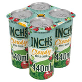 Inch's Cloudy Hazy Apple Cider 4 x 440ml, UK version