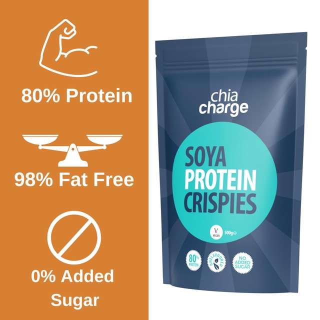 The Chia Charge soya protein crispies 250g - British product