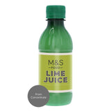 M&S lime juice from concentrate 250ml, imported from the UK