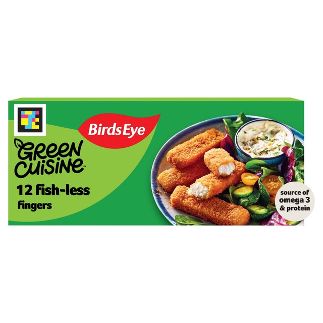 Birds Eye Green Cuisine fish-less fingers 336g - British product