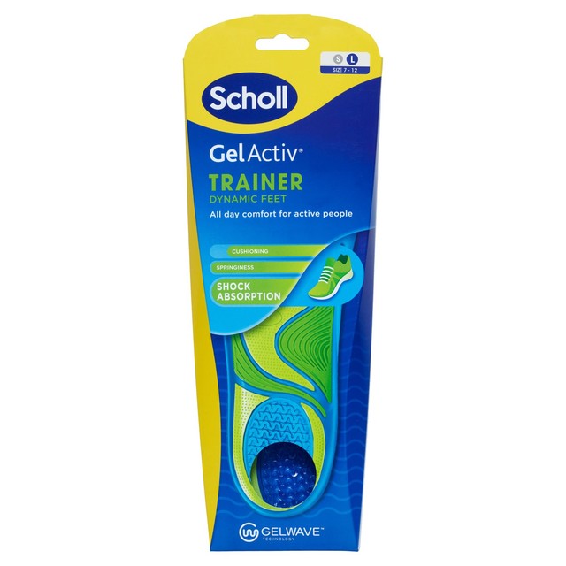 Scholl Gel Activ Trainer Insoles Large (British brand)