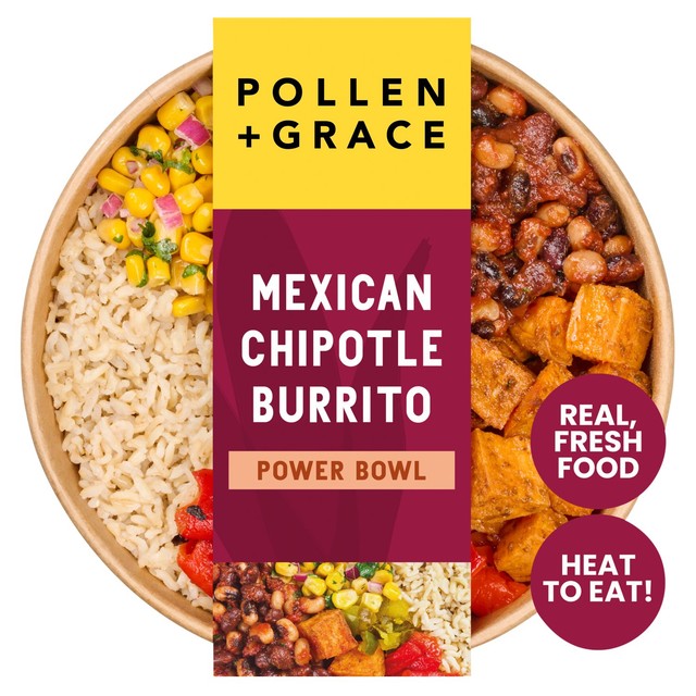 Pollen and Grace Mexican Chipotle Power Bowl 400g, imported from the UK