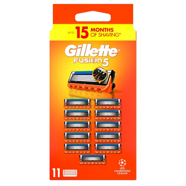 Gillette Fusion5 razor blades 11 count replacement pack, UK version