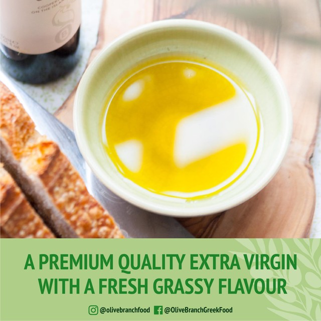 Olive Branch Extra Virgin Olive Oil 1L, imported from the UK