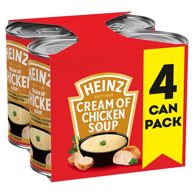Heinz Cream of Chicken Soup multipack 4 x 400g, UK version