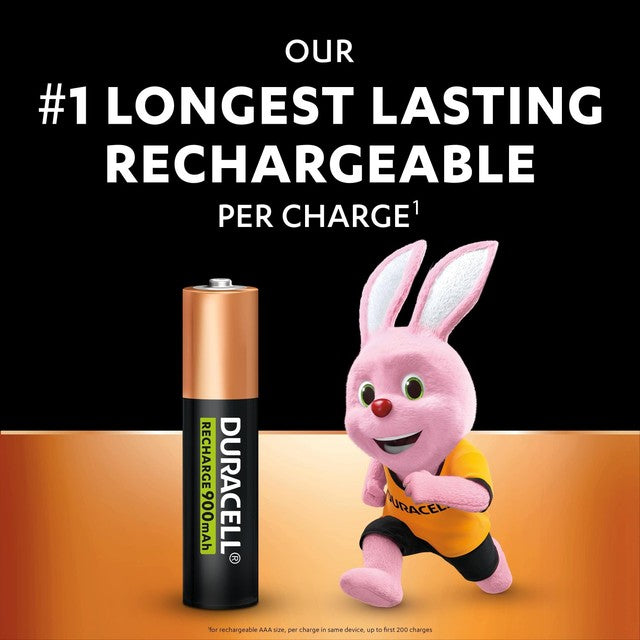 Duracell Ultra Rechargeable Batteries AAA - British product