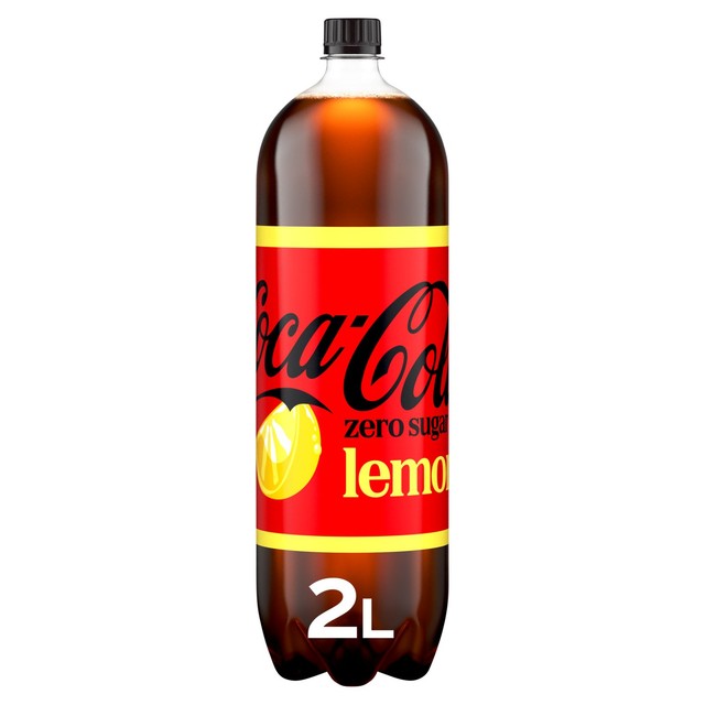 Coca-Cola Zero Sugar Lemon cola 2L - British product