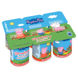 Peppa Pig Strawberry Yoghurt Pots 6 x 45g, imported from the UK
