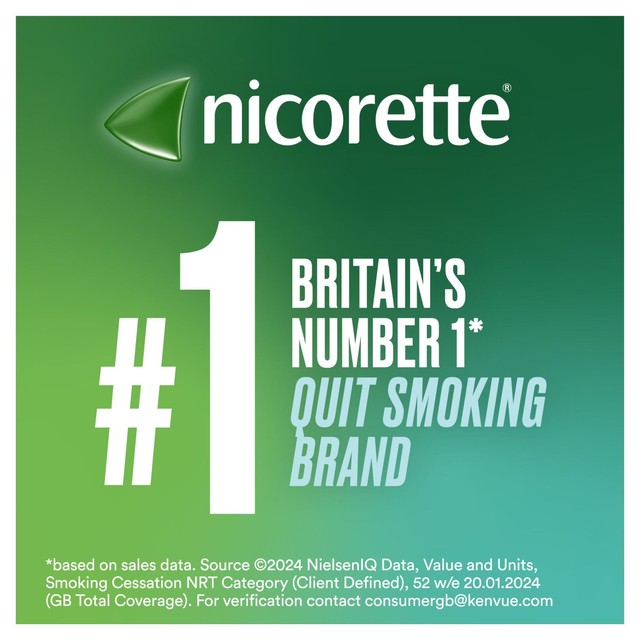 Nicorette icy white nicotine gum 2mg 105 pieces, imported from the UK