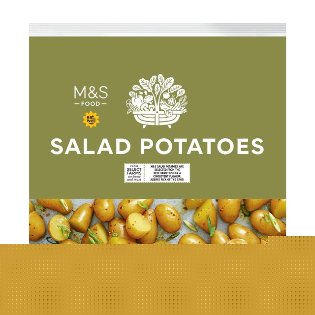 M&S salad potatoes 1kg, imported from the UK