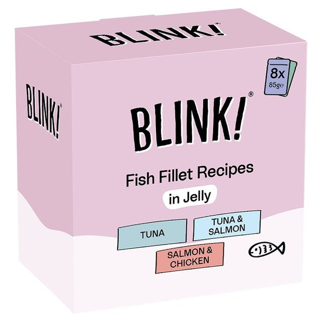 Blink Fish Selection wet cat food multipack 8 x 85g - British product