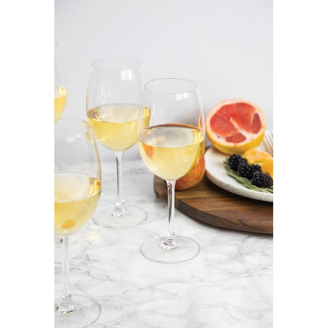 Mikasa Julie white wine glasses 16.5oz set of 4, imported from the UK