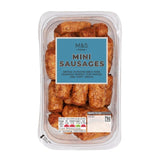 M&S mini cocktail sausages pack 300g, imported from the UK