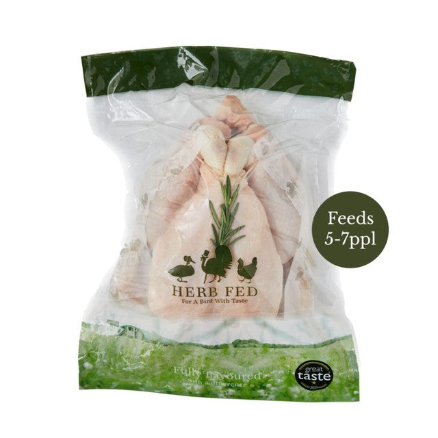 Herb Fed free range whole chicken 2.25-2.75kg, UK version