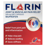 Flarin joint muscular pain capsules 16 pack - British product