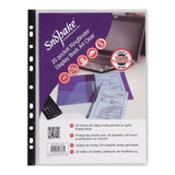 Snopake 20 Pocket Clear Plastic Wallets A4 Display Book (British brand)