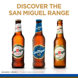 San Miguel alcohol-free Spanish lager beer 4 x 330ml bottles (British brand)