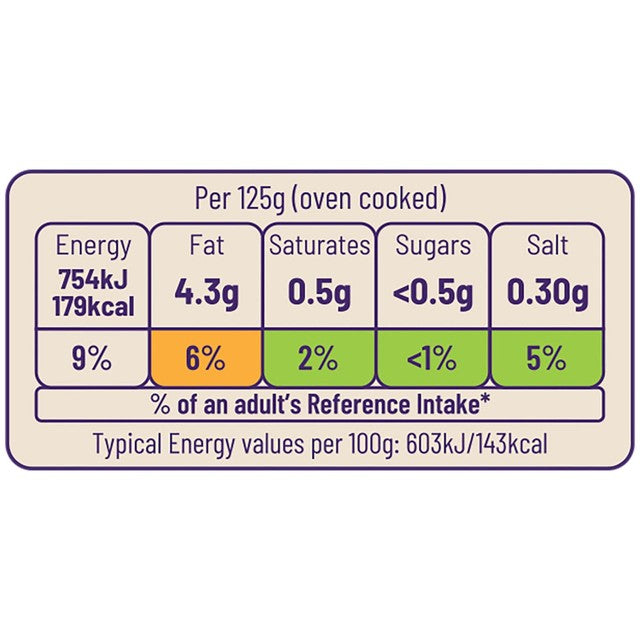 Ocado Straight Cut Oven Chips 950g, imported from the UK