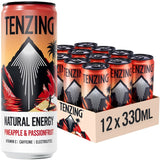 Tenzing pineapple and passionfruit energy drink 12 x 330ml (British brand)
