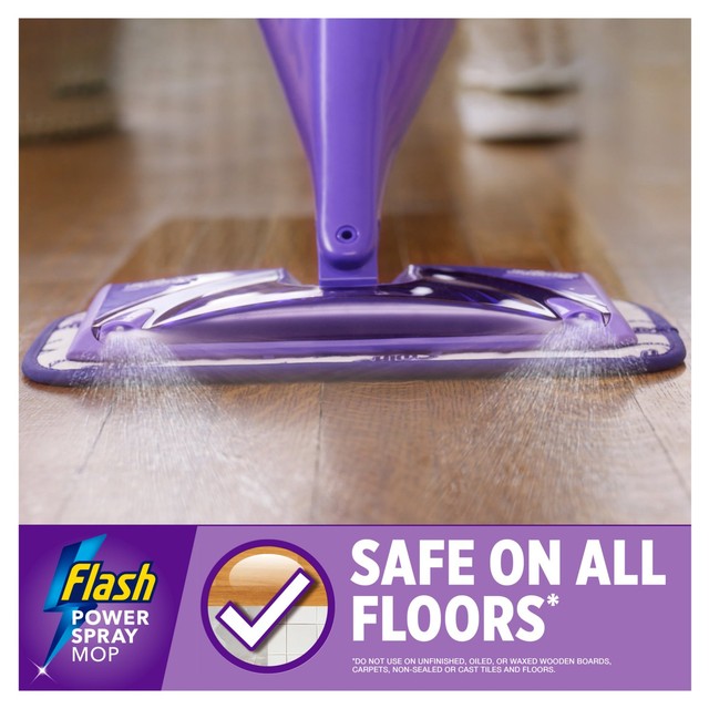 Flash Power Spray Mop washable microfibre pad - British product