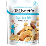 Mr Filbert's simply sea salt mixed nuts 40g, imported from the UK