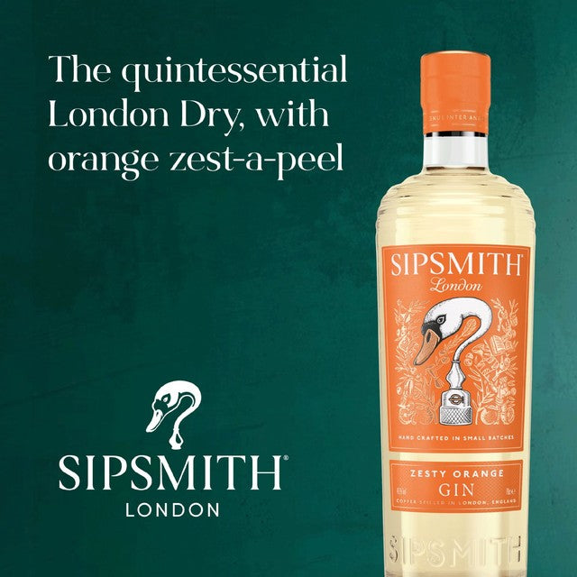 Sipsmith Zesty Orange gin 70cl (British brand)