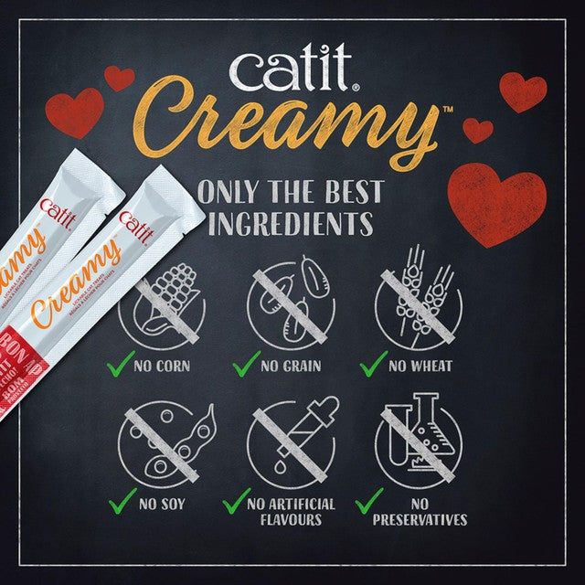 Catit Creamy Tuna cat treats 15 x 10g - British product
