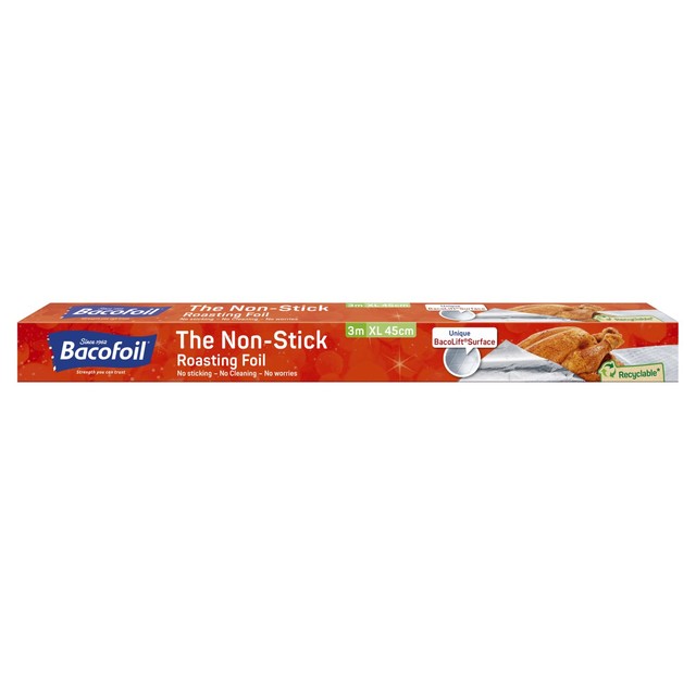 Bacofoil Non-Stick Roasting Foil 3m x 45cm - British product