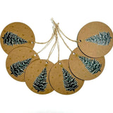 Deva Designs round Christmas gift tags pack of 6 (British brand)