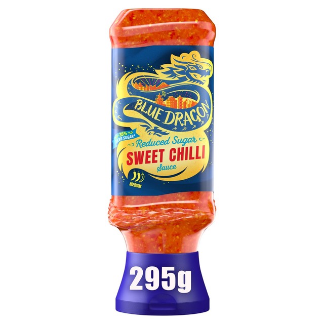 Blue Dragon reduced sugar sweet chilli sauce 295g - British product