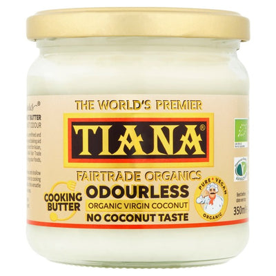 Tiana Fair Trade Økologisk Ren Jomfru Kokosolje Smør 350ml