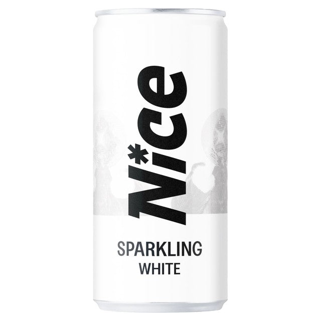 NICE dry Spanish sparkling white can 200ml, imported from the UK