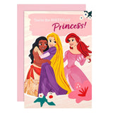 M&S Disney Princess birthday card 13.8cm x 20.2cm, imported from the UK