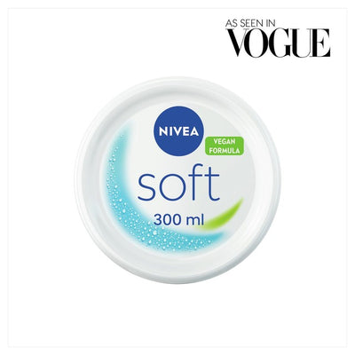 Nivea Soft Moisturiser Cream for Face, Hands & Body 300ml