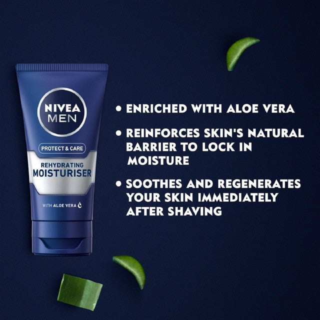 Nivea Men Protect & Care Rehydrating Face Moisturiser 75ml, imported from the UK