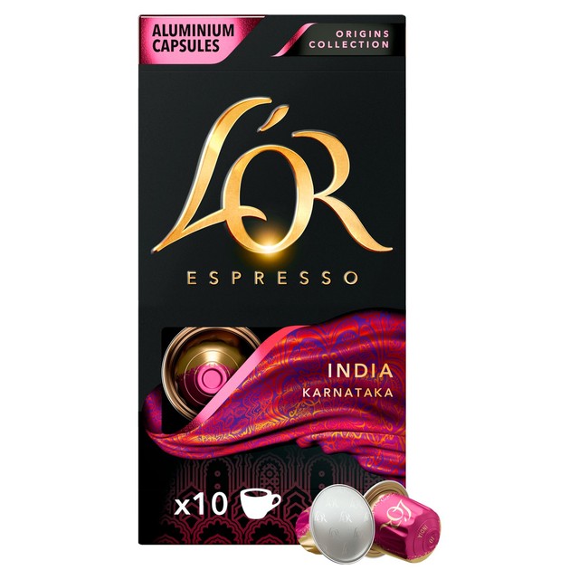 L'OR India coffee pods intensity 10 x10 pack, UK version