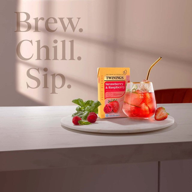 Twinings Strawberry Raspberry Tea 20 Bag Pack (British brand)
