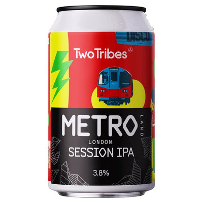 Two Tribes Metro Land Session IPA Beer 330ml