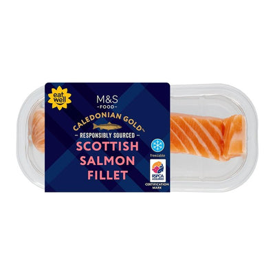 M&S Scottish Single Salmon Fillet 120g