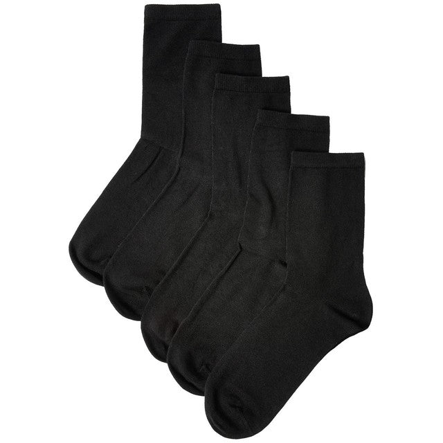 M&S womens crew socks black 6-8, imported from the UK