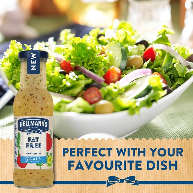 Hellmann's Fat Free Vinaigrette with red pepper and herbs 250ml, UK version
