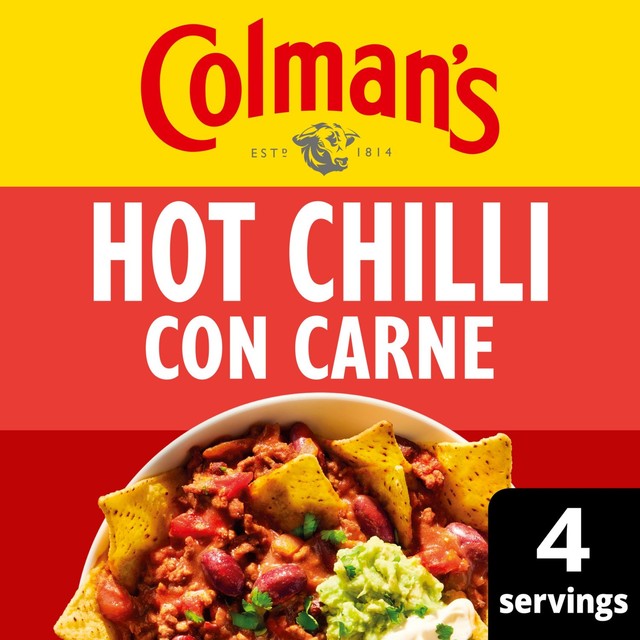 Colman's Hot Chilli Con Carne Recipe Mix 37g - British product