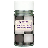 Ocado whole black pepper corns 45g, imported from the UK
