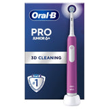 Oral-B Pro Junior 6+ Purple electric toothbrush, imported from the UK